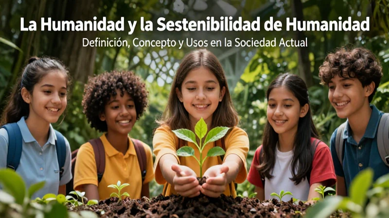 Humanidad: Definición, Concepto y Usos en la Sociedad Actual 7 Sostenibilidad: futuro verde y optimista