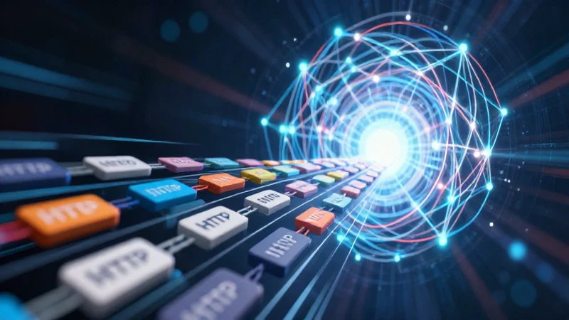 Flujo de datos hacia el núcleo de la red HTTP