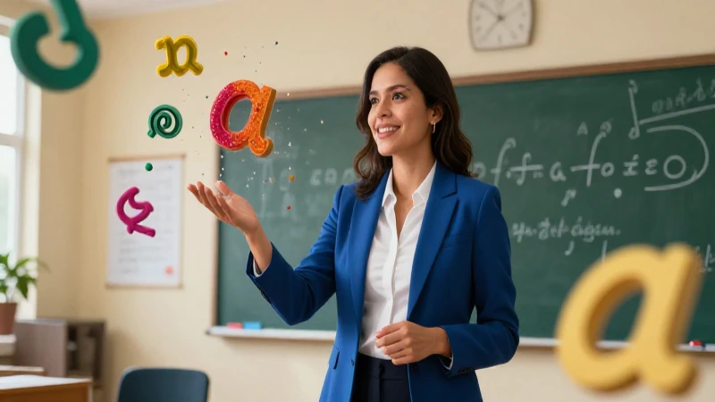 Oraciones con 'will' y 'won’t': 50 Ejemplos Claros 4 Educadora profesional moderna en entorno educativo mexicano