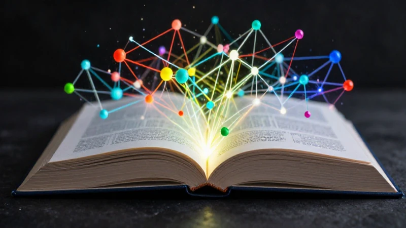 Iceberg: Definición, características y concepto esenciales 8 Libro académico brillante con red de datos abstracta