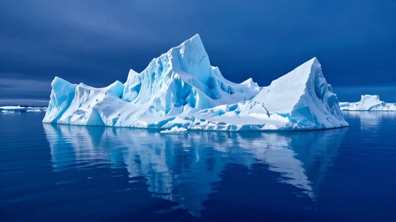 Iceberg: Definición, características y concepto esenciales 5 Majestuoso iceberg cristalino en el Ártico
