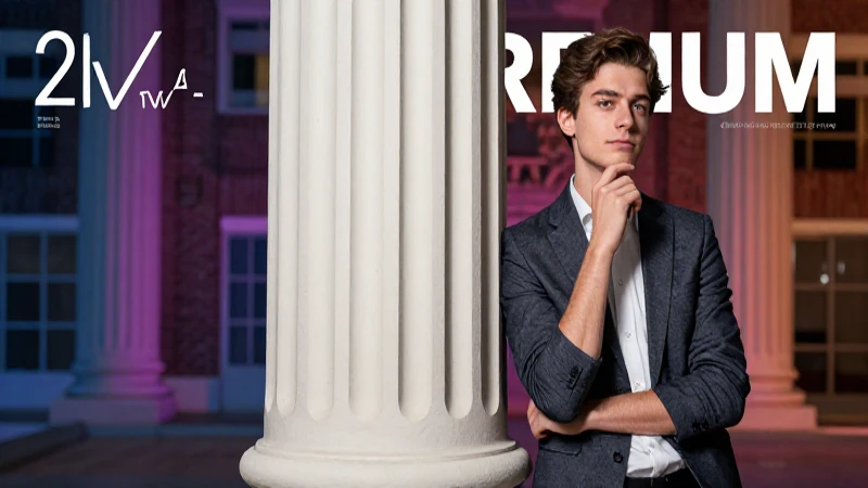 Guía: Ideales liberales y conservadores para entender la política 3 Portada académica con estudiante y arquitectura clásica