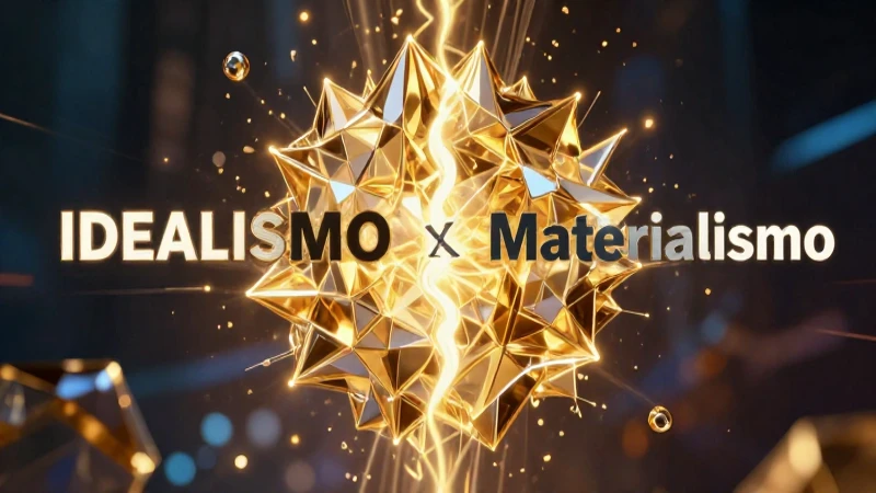 Idealismo y materialismo: conceptos opuestos