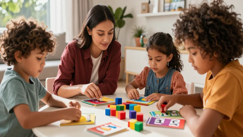 Familia multigeneracional aprende fonología en casa