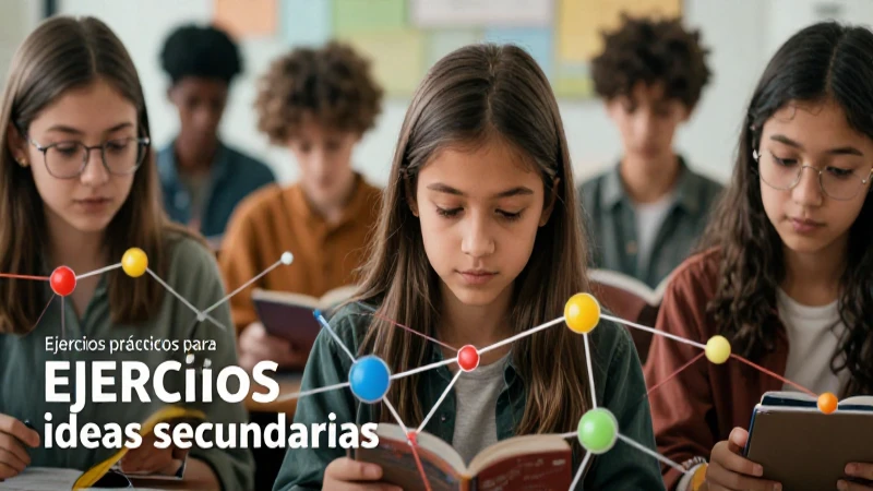 Ejercicios prácticos para ideas principales y secundarias