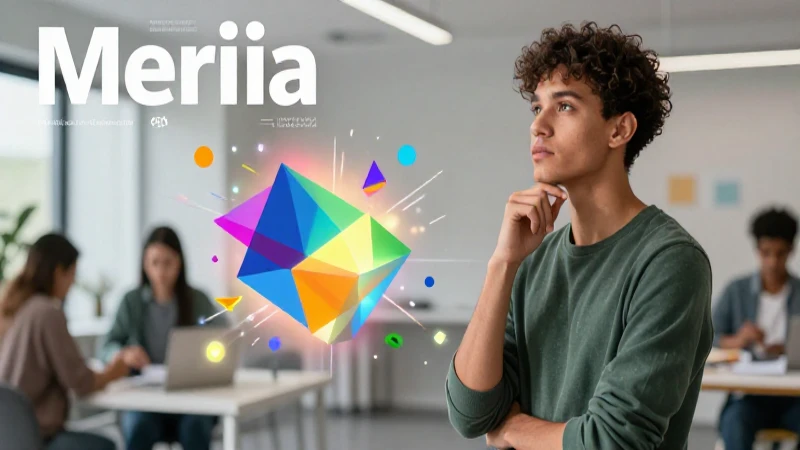 Ideas: Qué son, tipos y características esenciales 6 Estudiante reflexivo en un entorno conceptual moderno y vibrante