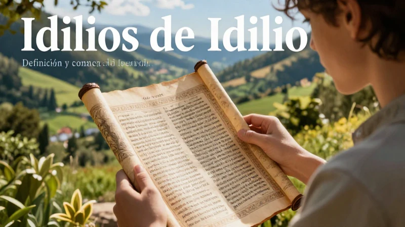 Idilios: definición y concepto artístico de la poesía
