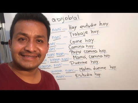 idioma qanjobal 20 palabras en qanjobal y espanol