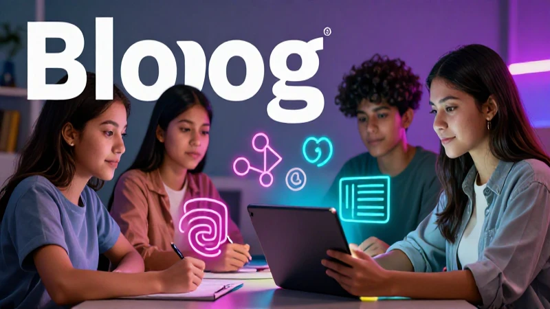 Estudiante mexicano interactúa con aprendizaje digital moderno
