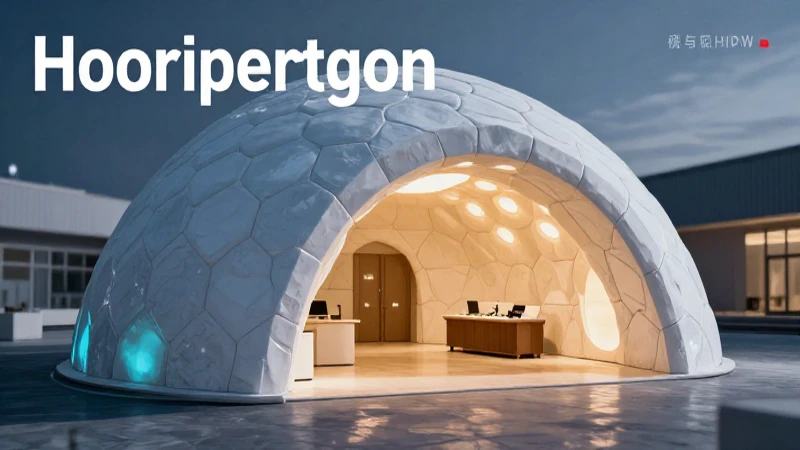 Igloo moderno educativo con iluminación cinematográfica