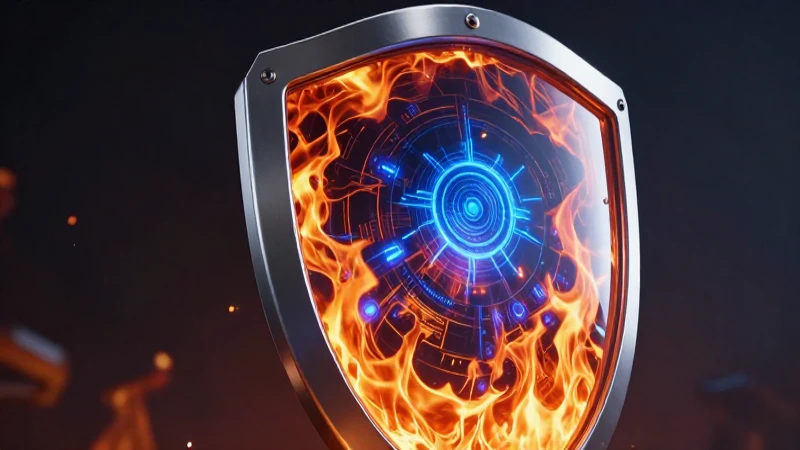 Ignifugo: Definición y Concepto Clave para la Seguridad 7 Escudo protector estilizado con brillo energético