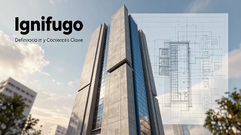 Ignifugo: Definición y Concepto Clave para la Seguridad 3 Los materiales ignífugos son vitales para la seguridad