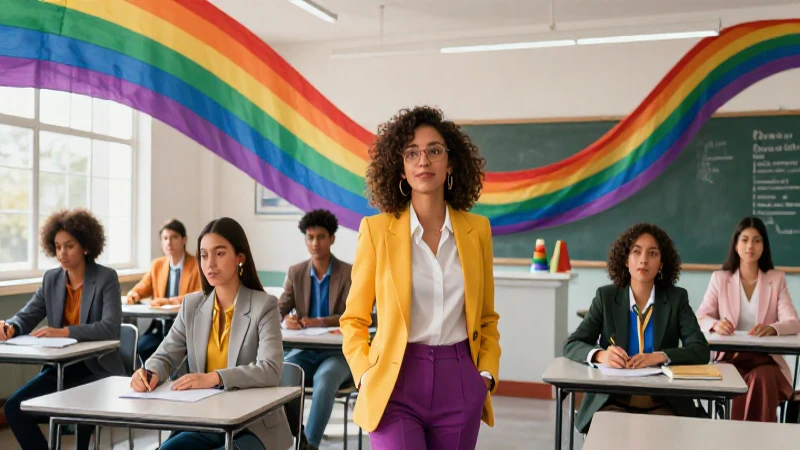 Jóvenes diversos en aulas mexicanas promueven igualdad LGBTQ+