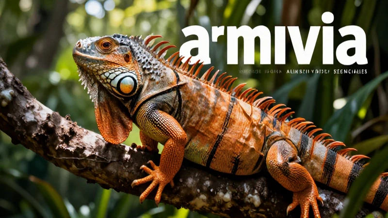 Especies y hábitats de iguanas en México