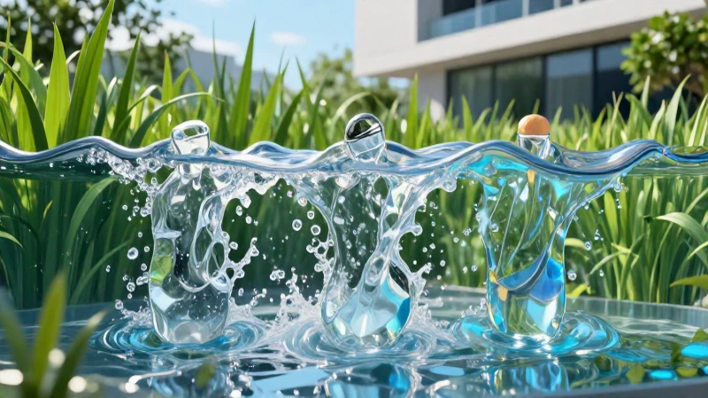 Imagen del estado líquido y sus tres estados del agua 5 Agua: estado líquido y sus aplicaciones