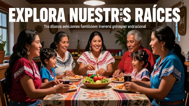 Explora nuestras raíces: imágenes de tradiciones familiares 4 Radiografía visual de tradiciones familiares mexicanas