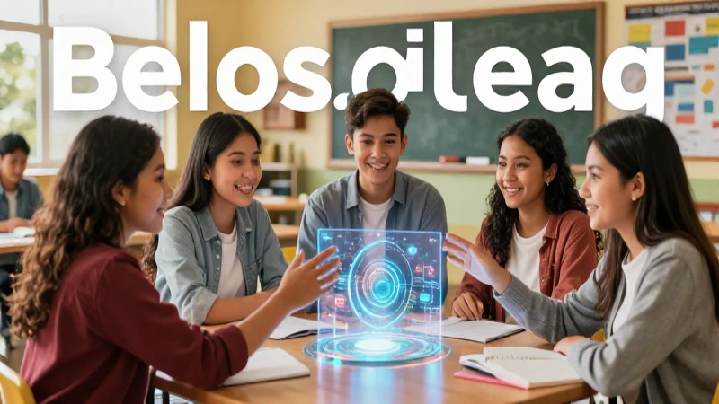 Imágenes de Socioemocional: Aprendiendo a Conectar 3 Estudiantes conectan con luz en moderno aula
