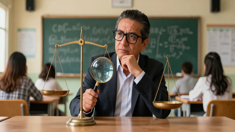Educador mexicano analizando la verdad con rigor
