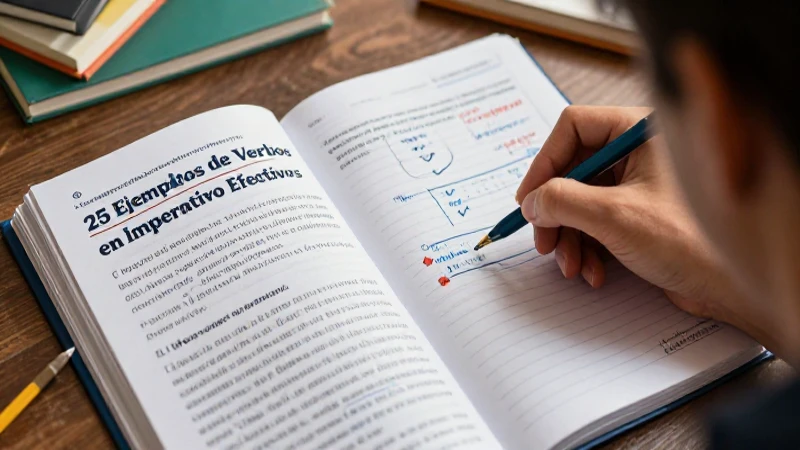 Ilustración de Imperativo para revista educativa