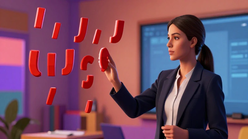 Educadora muestra el imperativo negativo