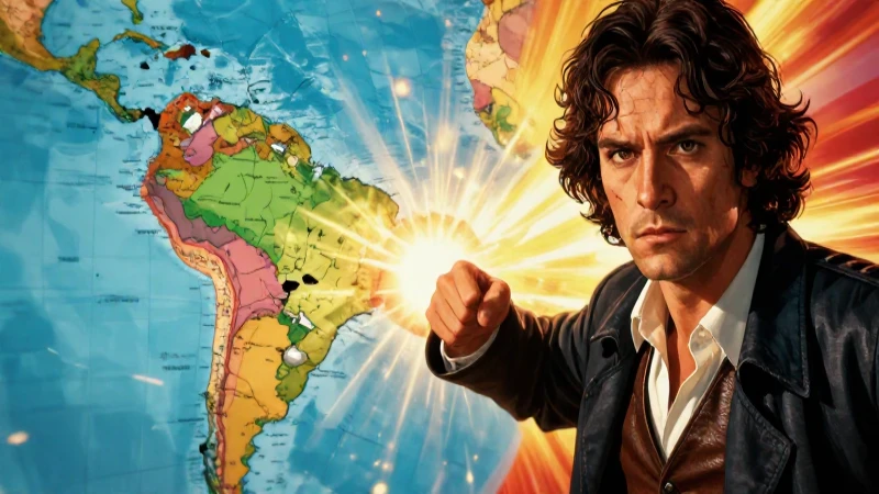 Revolucionario dinámico rompe mapa colonial con energía