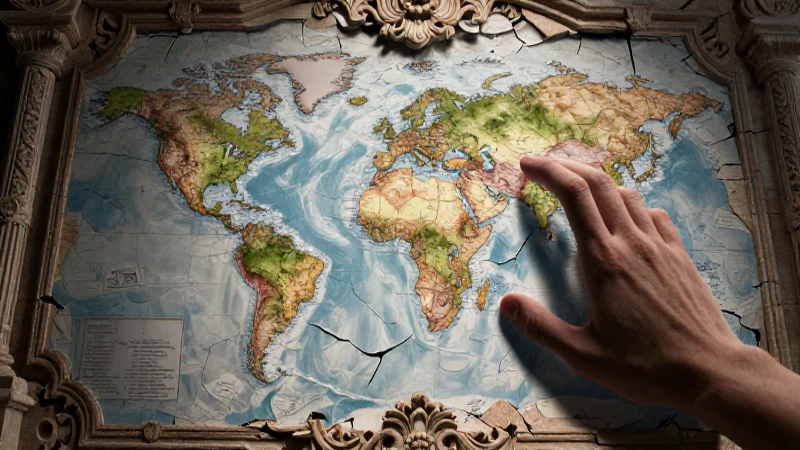 Imperialismo: Qué es, causas, colonialismo y más aspectos 5 Mapa de mundo estilo barroco, detallado y dinámico