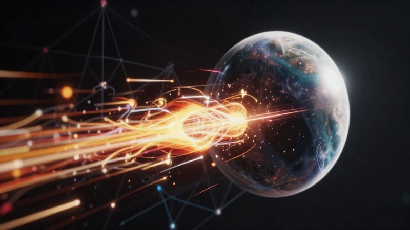 Render 3D dinámico de una esfera de alta velocidad