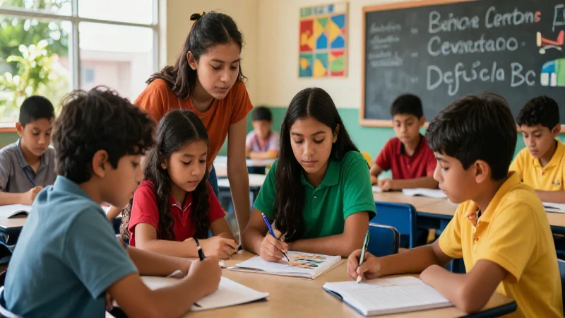 La nueva escuela mexicana: Importancia y beneficios educativos 4 Clase mexicana vibrante y dinámica