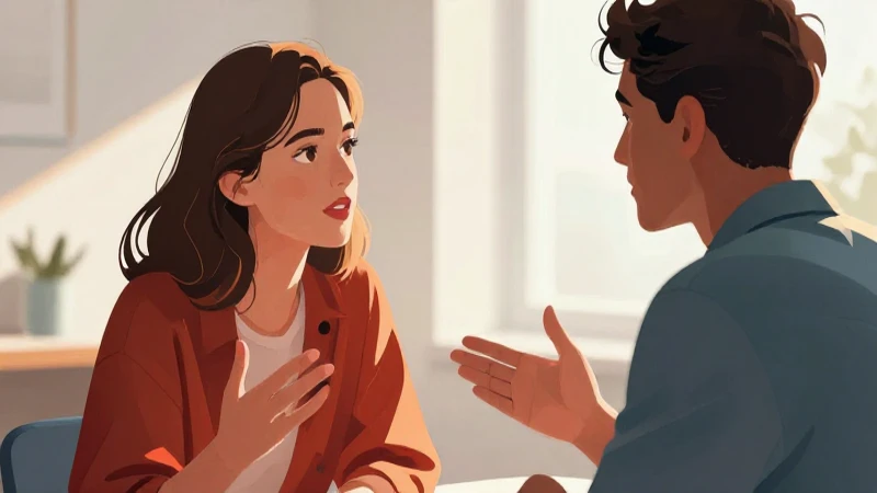 Conversación profunda capturada en estilo editorial de revista