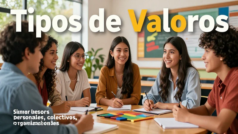 Valores: Tipos e importancia diaria