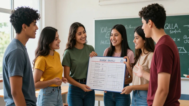 Conoce la Importancia de las Reglas para el Éxito y la Coherencia 3 Estudiantes mexicanos diversos en aula moderna
