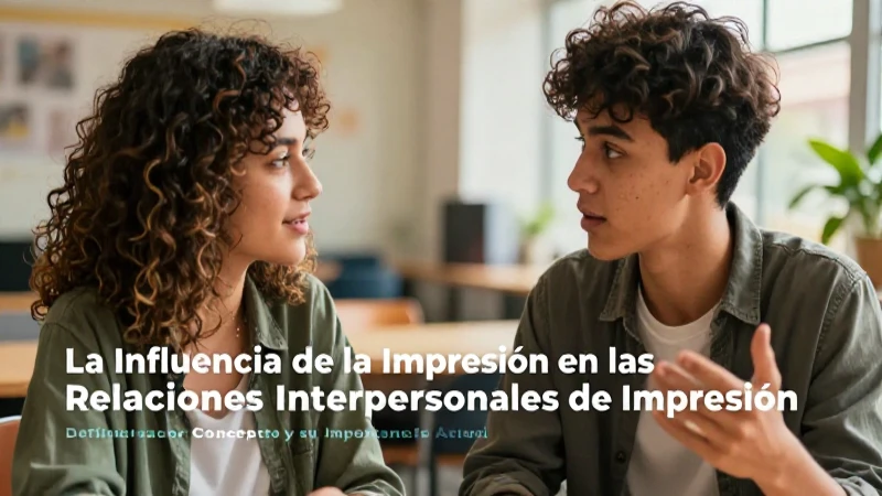 Impresión: Definición, Concepto y su Importancia Actual 6 Diseño educativo: impresión y relaciones interpersonales