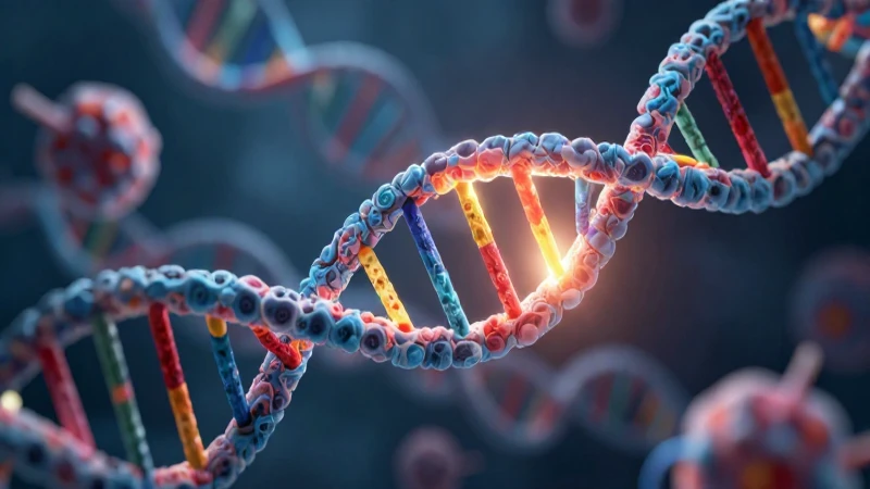 Impronta: Definición, concepto y su importancia explicada 4 ADN estilizado y vibrante en estilo académico
