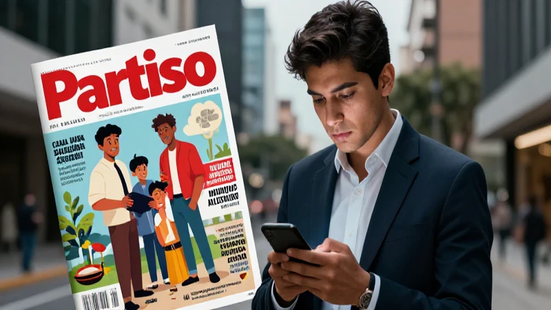 Profesional joven distraído en ambiente urbano mexicano