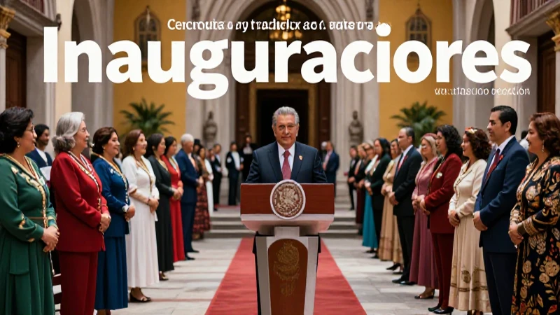 Inauguración formal con profesionales mexicanos