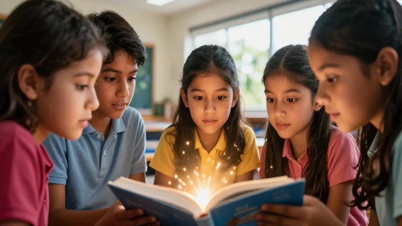 Incentivando la lectura: Estrategias para fomentar el hábito 10 Niños mexicanos leen un libro de forma creativa