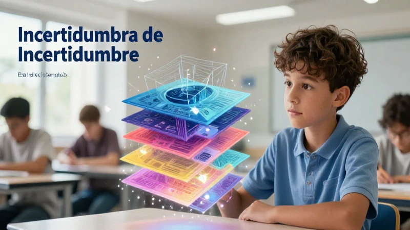 Elementos de incertidumbre con estética visual