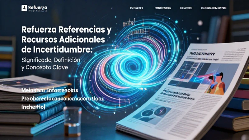 Ilustración vibrante de un blog sobre incertidumbre