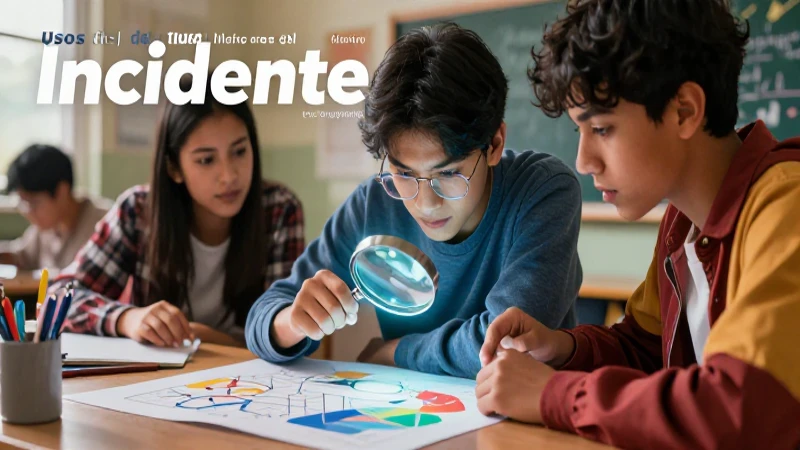 Qué es un incidente Definición, usos y ejemplos 5 Estudiantes analizan el concepto de incidente