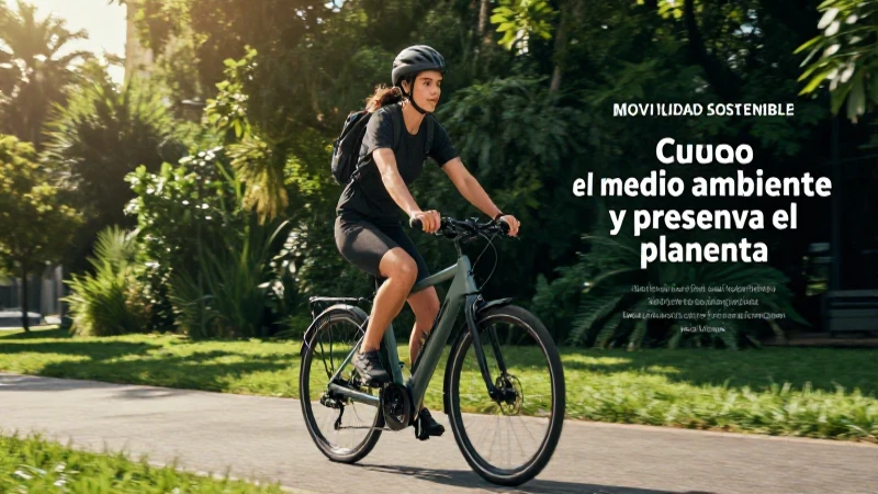 La movilidad sostenible protege el medio ambiente