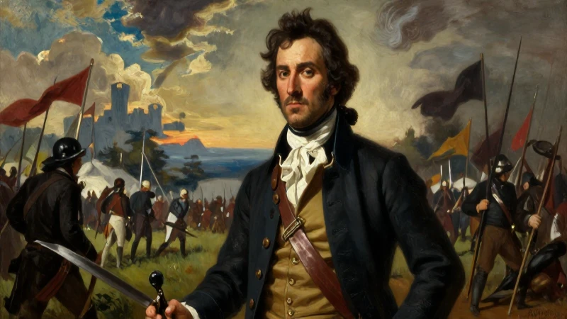 Retrato épico de un revolucionario colonial