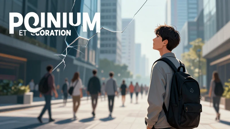 Indiferencia: Concepto, causas y ejemplos relevantes 6 Estudiante introspectivo en entorno urbano vibrante
