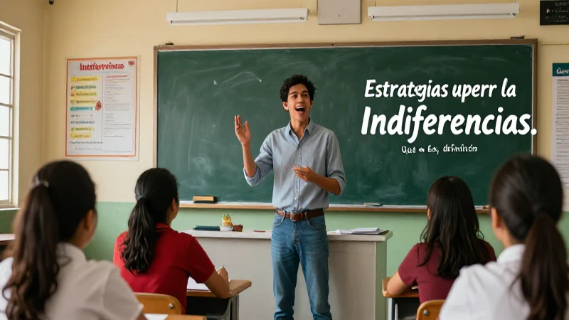 Indiferencias: Qué es, definición y concepto explicados 7 Educador en México inspira superar la indiferencia
