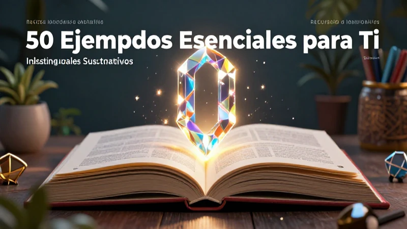 Aprende sustantivos con ejemplos visuales