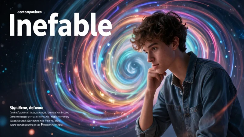 Definición y concepto moderno de inefable