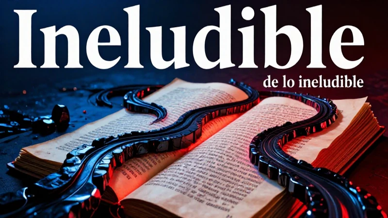 Arte conceptual de lo ineludible en literatura