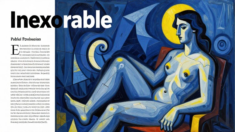 Picasso visualiza la inexorabilidad con cubismo