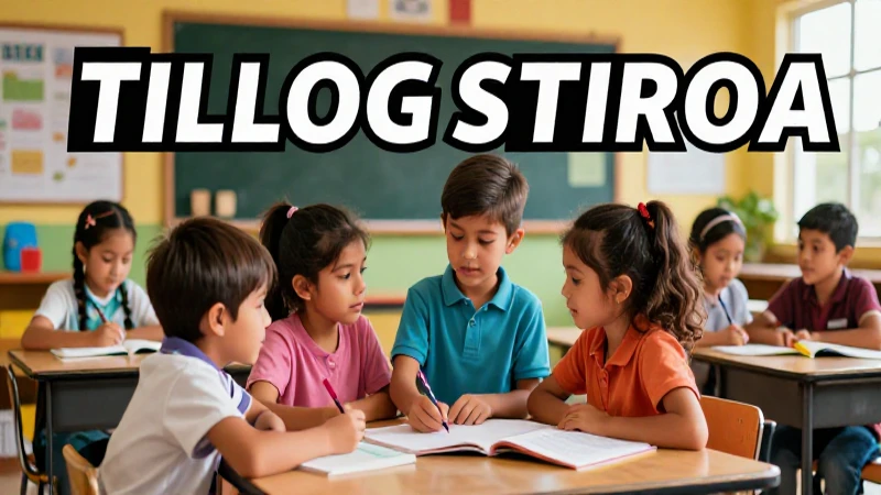 Infantil: Definición y Concepto Clave para Entenderlo 7 Ilustración de niños mexicanos interactuando en clase moderna