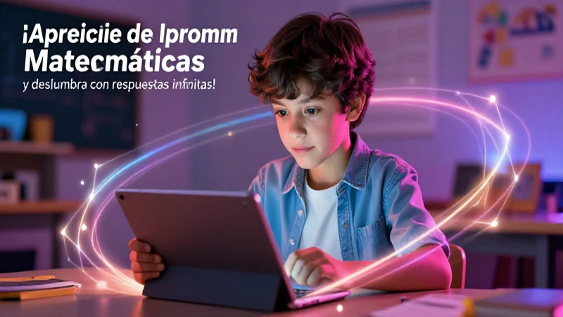 Aprender matemáticas potencia el futuro del joven