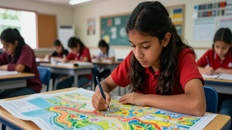 Conoce respuestas en Geografía 1 con Infinita Secundaria 5 Estudiante concentrado en Nueva Escuela Mexicana